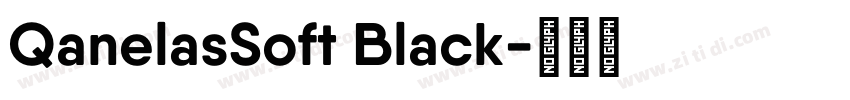 QanelasSoft Black字体转换